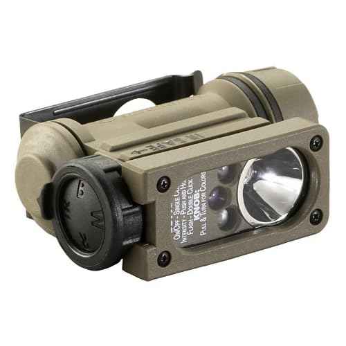 Streamlight 14516 Sidewinder 55-Lumens Compact II Military Flashlight Without Helmet Mount, Box, Coyote