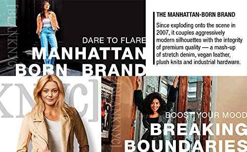 [BLANKNYC] Womens Luxury Clothing Vegan Leather Moto Jacket, Comfortable & Casual Coat, Pure Motivation, X-Small