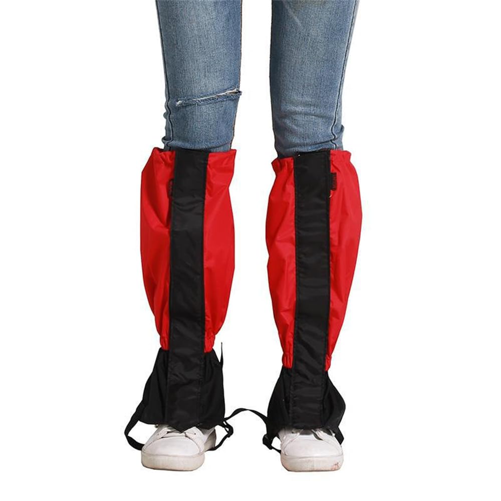 UNIQOCK Gaiters for Hiking – Waterproof and Breathable Leg Gaiters for Women and Men Boots, Adjustable Lightweight Shoes Gaiters for Hunting, Hiking, Mountaineering, Snow Gaiters for Hiking Boots