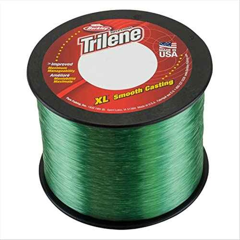 Berkley Trilene¢ç XL¢ç, Low-Vis Green, 20lb | 9kg, 3000yd | 2743m Monofilament Fishing Line, Suitable for Freshwater Environments