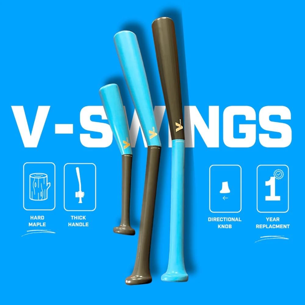 Baseball & Softball Swing Trainer - Applied Vision Sports V-Swing Batting Aid for Improved Performance