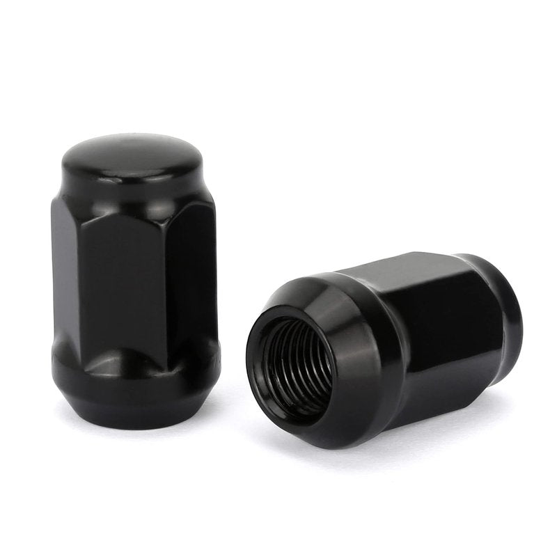 10L0L 1/2-20 Golf Cart Wheel Lug Nuts Kit for EZGO TXT RXV & Club Car DS Precedent, Replace OEM 14723-G1, 1701160, 1010984, 1011390, 800573, Black Set of 16