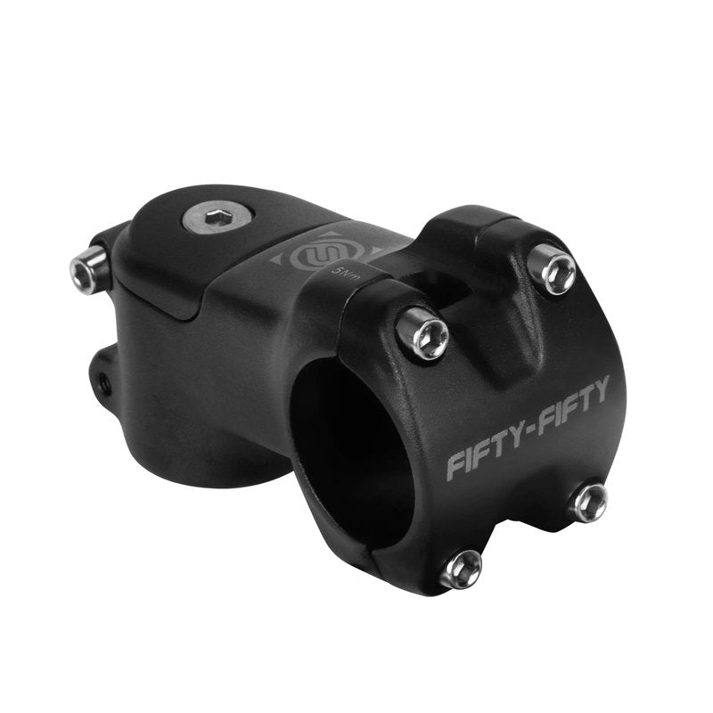 FIFTY-FIFTY Bike Stem with 31.8mm Bar Clamp, 7 Degree Aluminum Alloy Bicycle Handlebar Stem for 1-1/8" Steer Tube, Suitable for Mountain, Road, E-MTB (60mm)