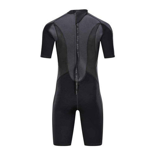 ZCCO Shorty Wetsuit Men's 3mm Premium Neoprene Full Sleeve for Snorkeling, Surfing,Canoeing,Scuba Diving Suits (3MM,L)