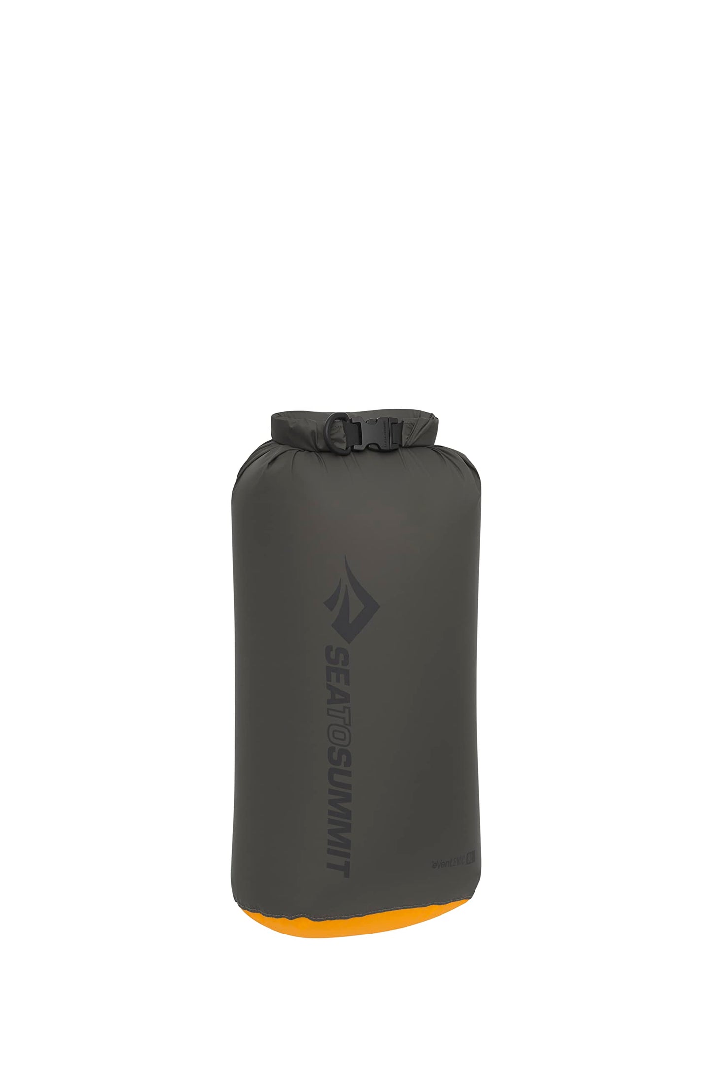 Sea to Summit eVac Dry Bag, Roll-Top Compression Sack, 8 Liter, Beluga Black