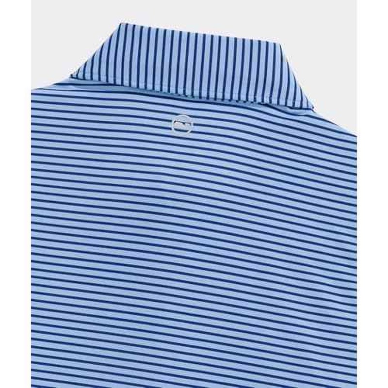vineyard vines Boys Boys' Bradley Stripe Sankaty Performance Polo
