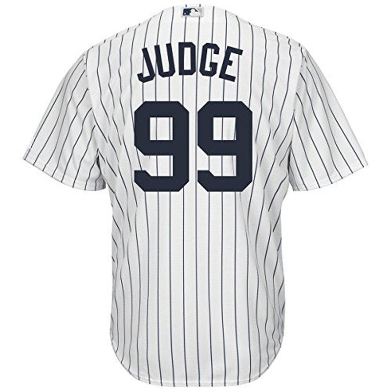 Aaron Judge New York Yankees #99 Youth Cool Base Home Jersey (Youth Medium 10/12) White