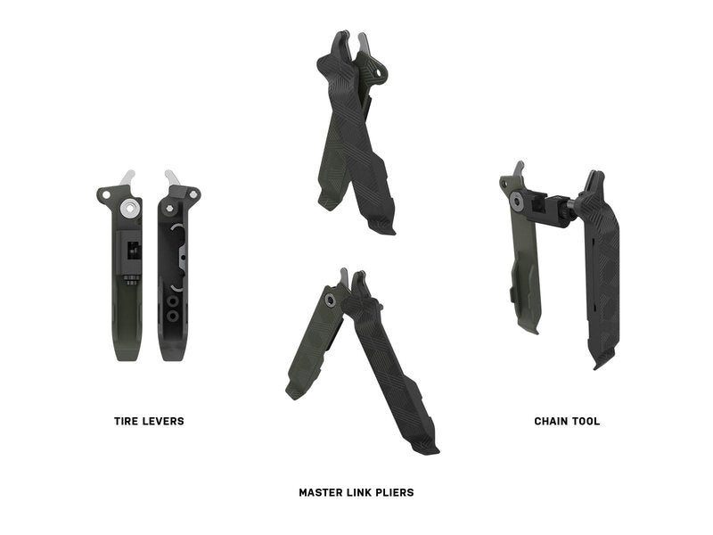 Topeak Power Lever Pro – 5-in-1 Multi-Function Bike Tool with Chain Tool, Master Link Pliers & Dual Tire Levers – Compatible with 13-Speed Chains, Compact & Durable Design