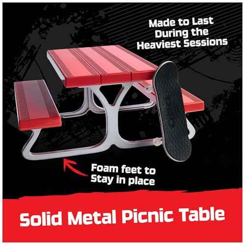 TECH DECK, Pro Series Daily Grind Pack 2.0 with Picnic Table and Bike Rack; Kids Toys for Boys Ages 6 and up (Mini Fingerboard Sold Separately)