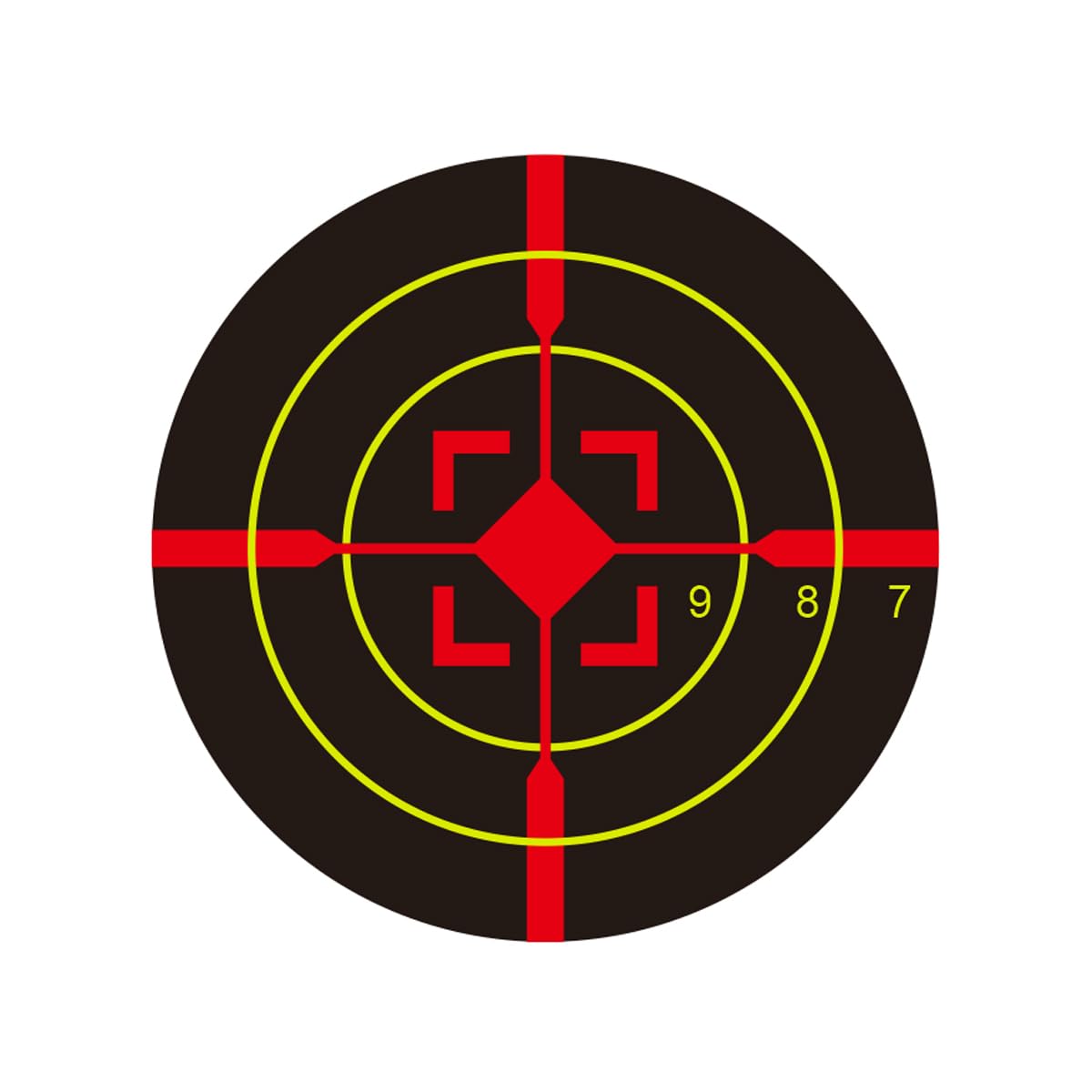 PISTEP Splatter Targets for Shooting 3 Inch Reactive Paper Target Stickers 250 Self Adhesive Target Roll for BB Gun, Pellet Gun, Airsoft, Rifle Indoor and Outdoor Shooting Range
