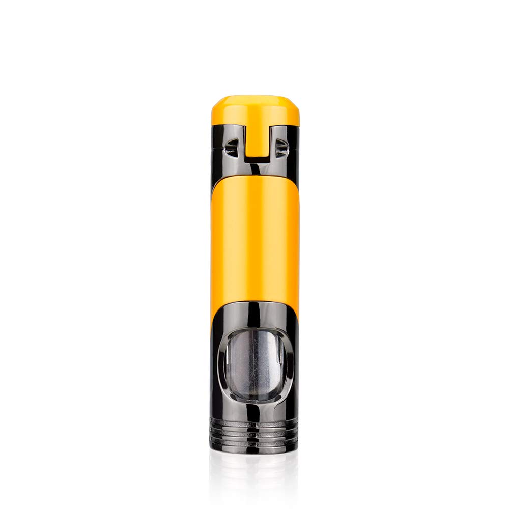 GUEVARA Butane Torch Lighter with Punch Windproof Double Jet Lighters