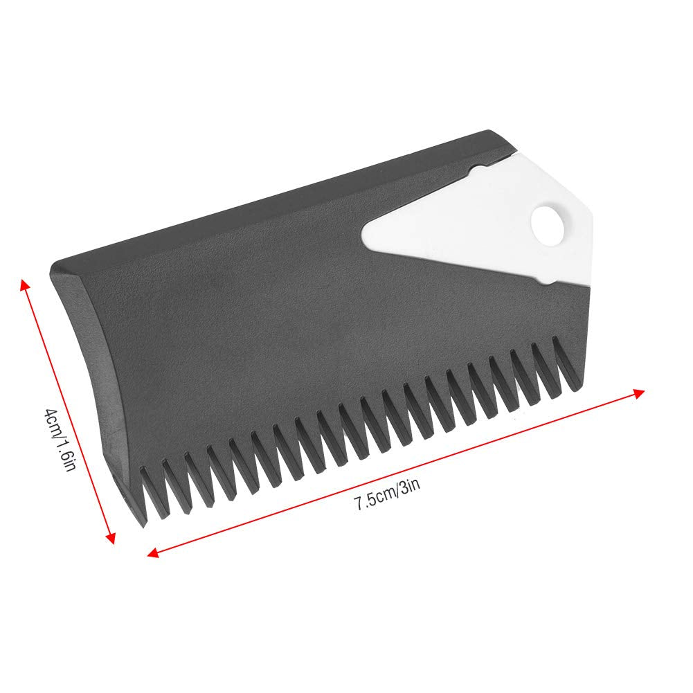 Alomejor Surfboard Wax Comb 2Pcs PVC Surfboard Surfing Wax Comb Remover Cleaner Remover Maintenance Tool for Surf Board Skimboard Longboard Surfing Maintenance