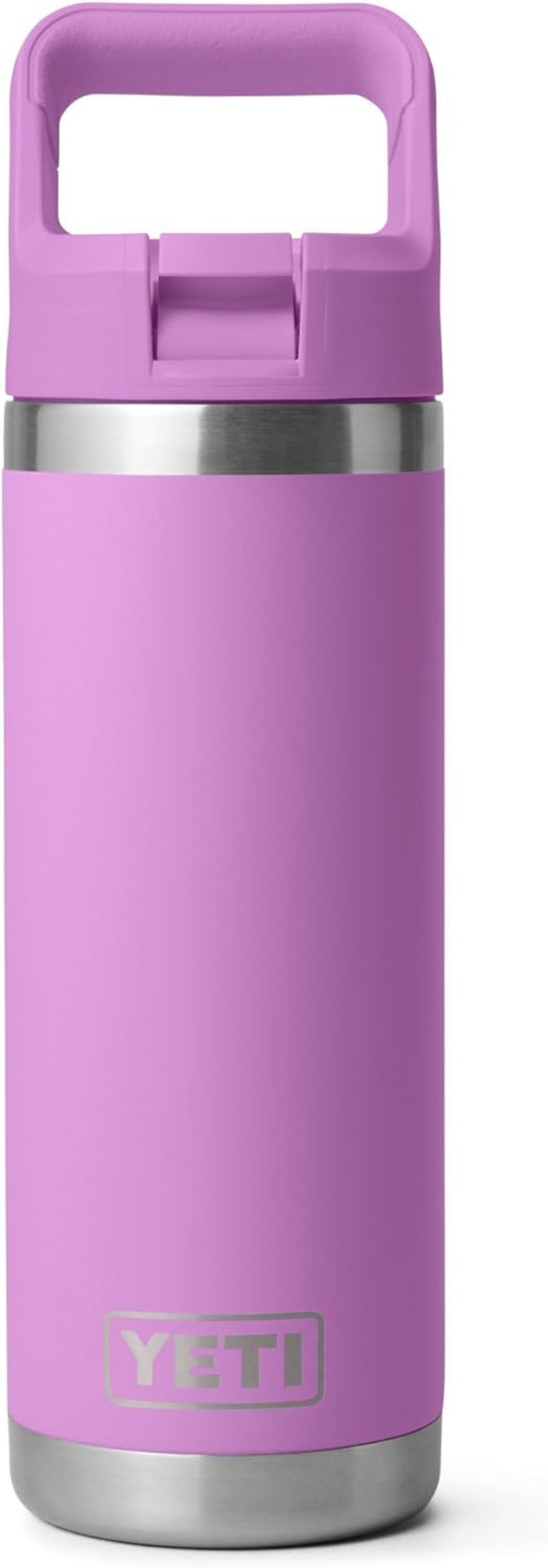 YETI Rambler 18 oz Bottle - Vacuum Insulated Stainless Steel with Color Matching Straw Cap | Desert Bloom