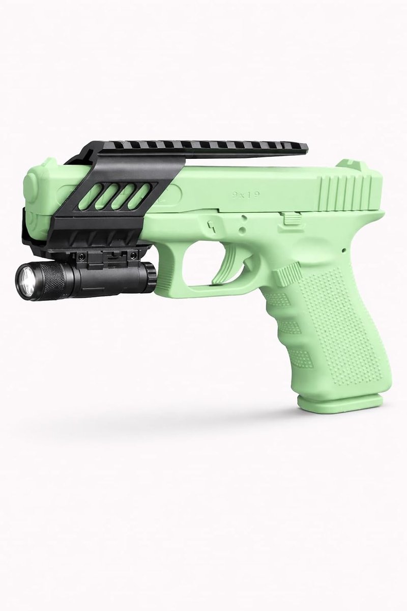 Tactical Pistol Scope Mount - Aluminum Picatinny Rail Base for G17/G18/G19