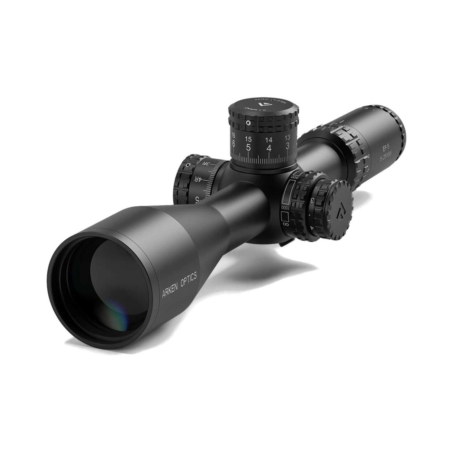 Arken Optics EP5 5-25X56 Rifle Scope FFP VPR MIL Reticle with Zero Stop 34mm Tube