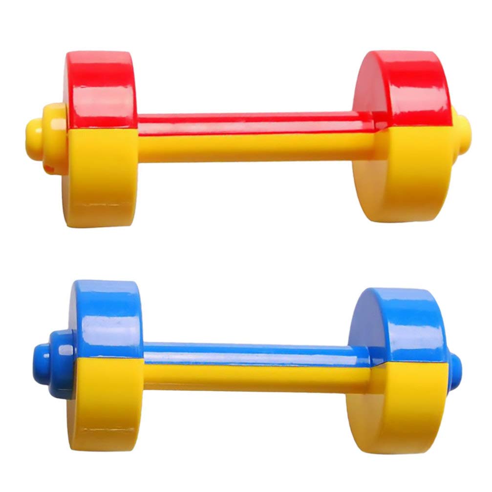 Kids Gym Kids Gym Kids Dumbbell Toy 1 Pair Kids Weight Lifting Set Plastic Dumbbell Toy Gym Sports Workout Equipment for Kids