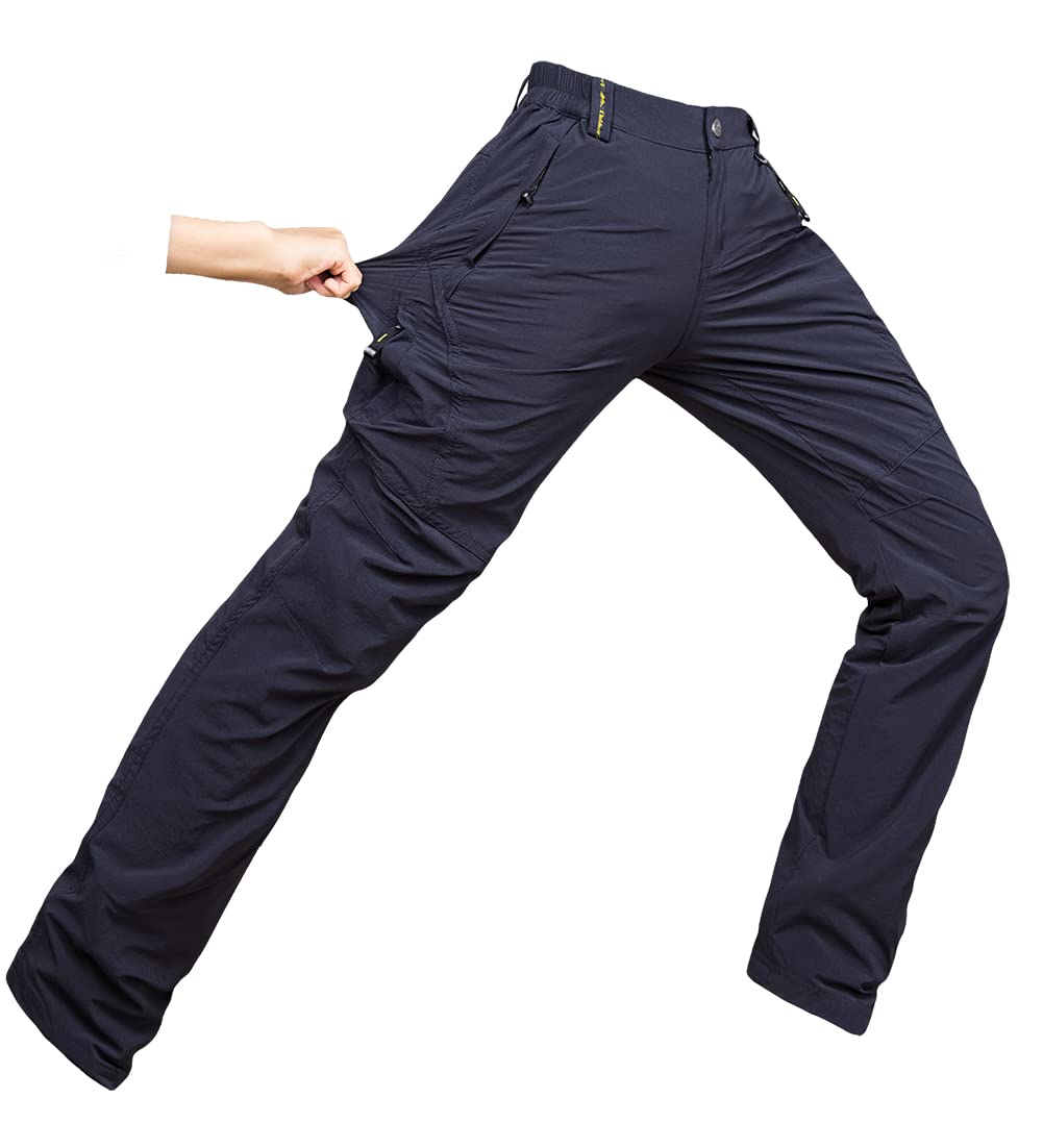 Quick Dry Pants Reg Big Tall Casual Men's Exercise Fitness Elastic Workout Pants Hiker Running Outdoor Recreation Gear