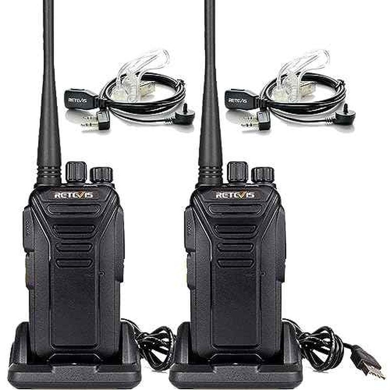 Retevis RT27V MURS Radios, Walkie Talkies with Earpiece, Long Range, Rechargeable, Low-Traffic Channel, Durable, Two Way Radios for Hunting Camping Farm£¨2 Pack£©