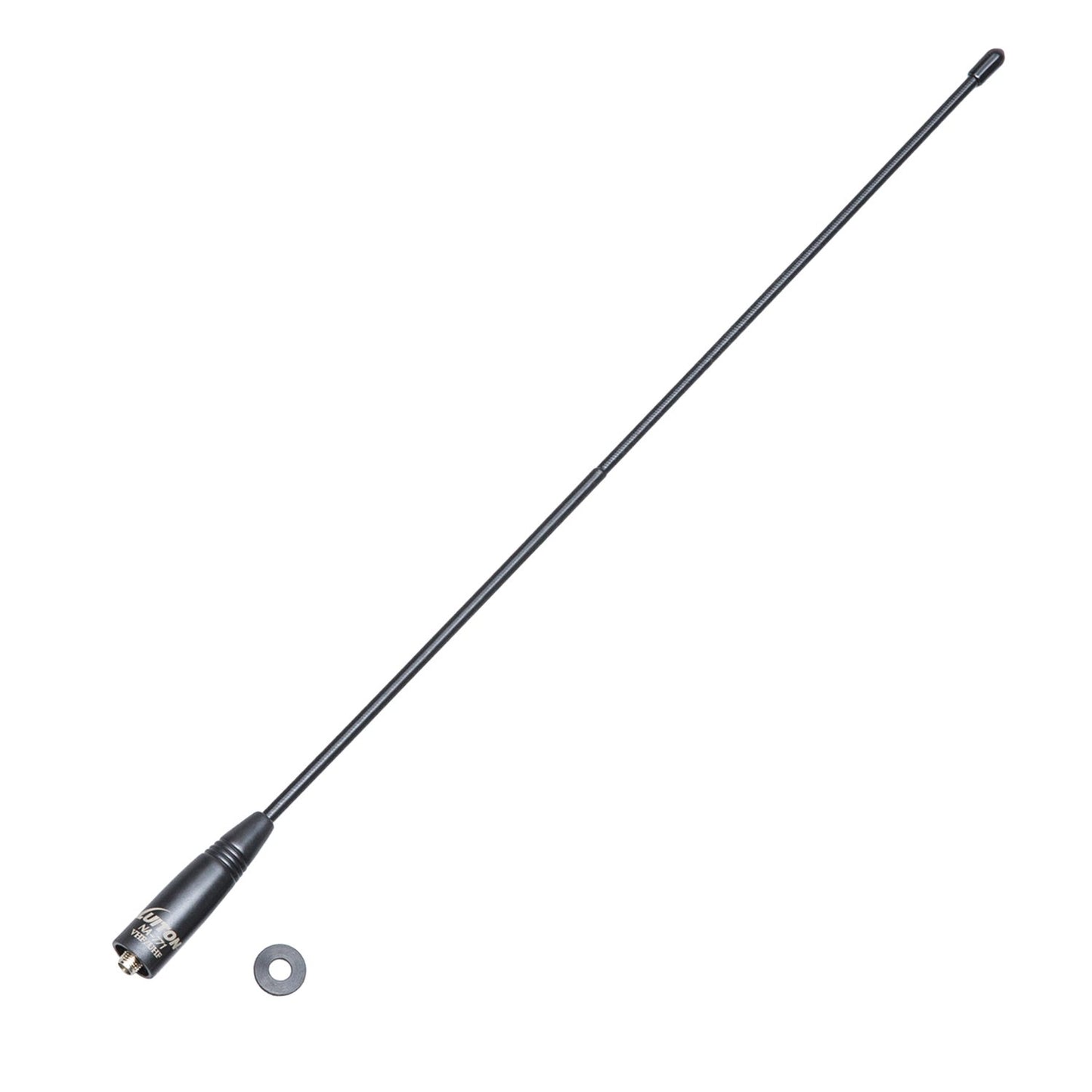 Radio Antenna for BaoFeng UV-5R/888S Long Range Walkie Talkie Antenna 15.6-Inch Whip VHF/UHF (144/430Mhz) Antenna SMA-Female（1 Pack）