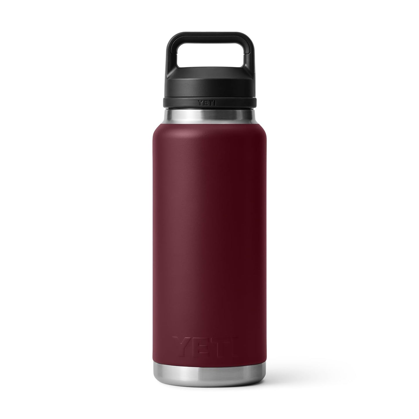 YETI Rambler 36 oz Bottle, Vacuum Insulated, Stainless Steel with Chug Cap, Wild Vine Red