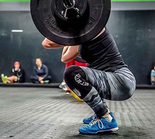 Bear KompleX Fitness Bundle, Large Black Knee Sleeves and Aluminum Speed Jump Rope