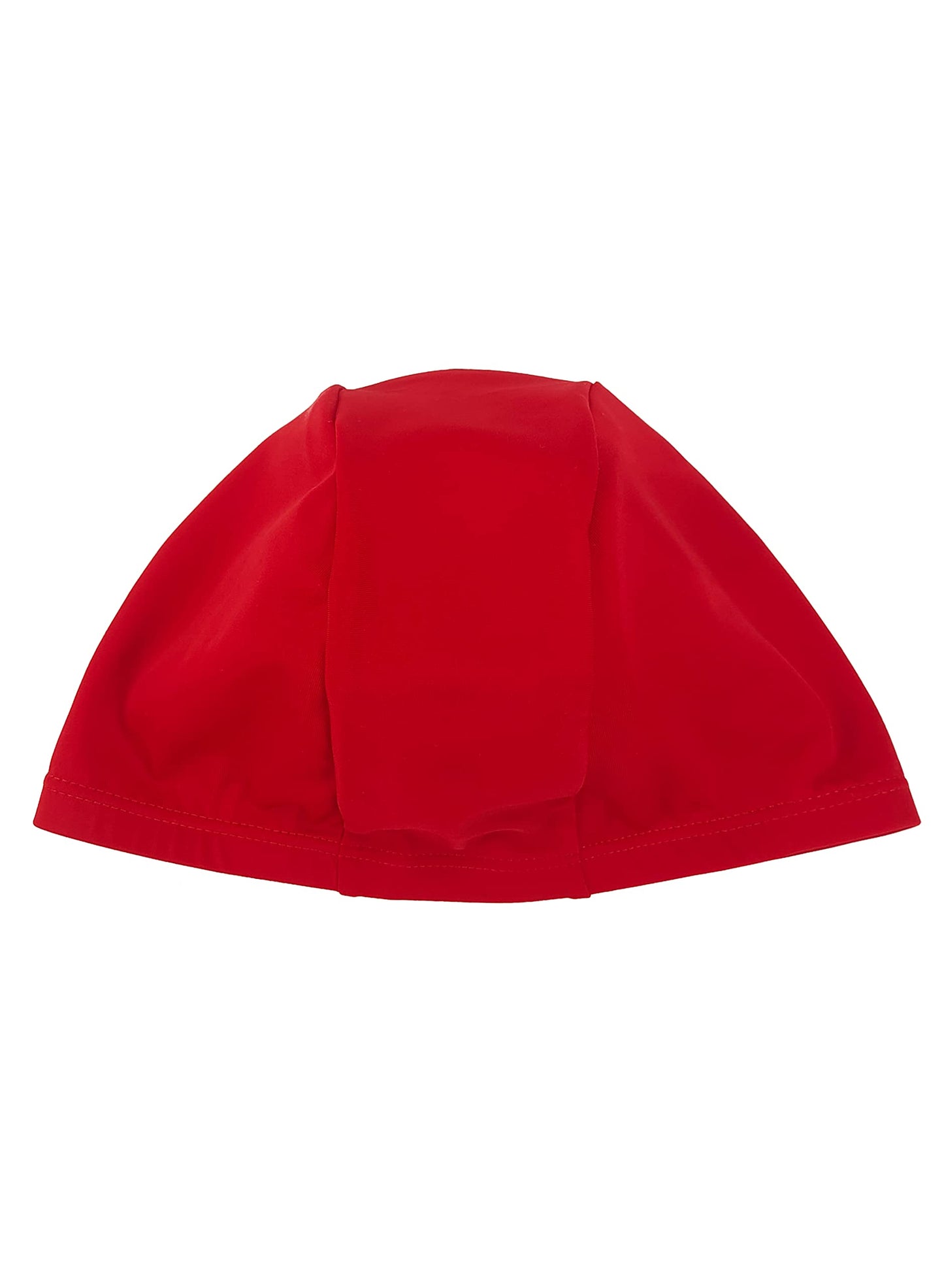 SHEKINI Womens Sports Nylon Spandex Fabric Swimming Cap Bathing Cap Head Cover (Rose Red)