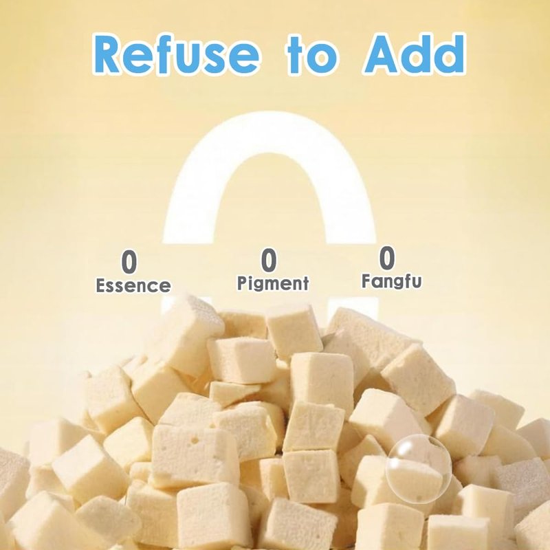 Freeze Dried Tofu Cubes, High Protein, Keto-Friendly, Vegan Meat Alternative, 6 oz