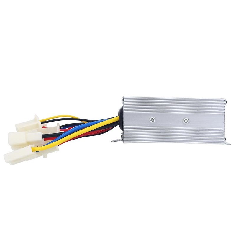 Electric Motor Controller, Scooter Speed Controller, 48V 500W Motorcycle Speed Brush Controller for Electric Scooter