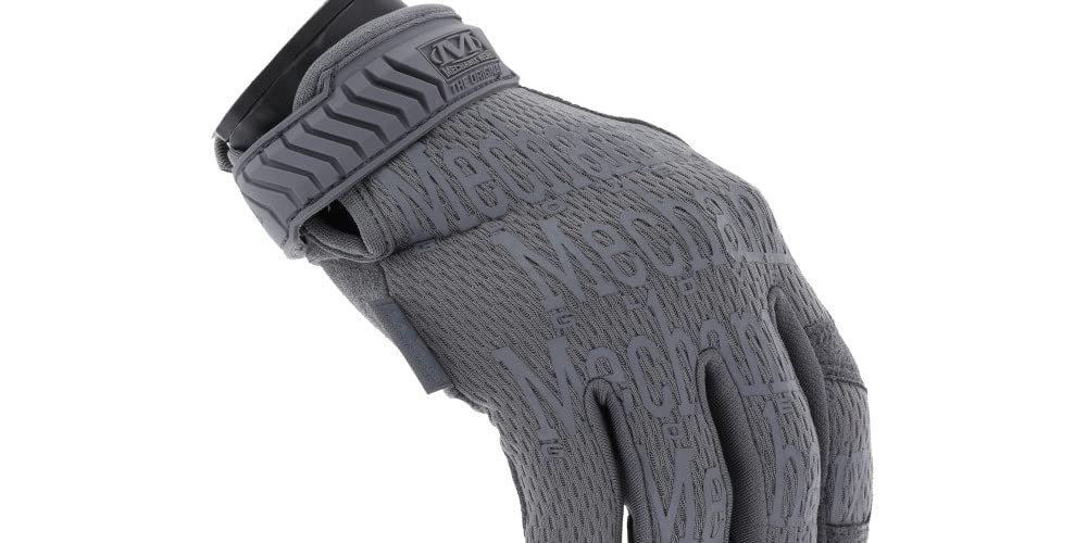 Mechanix Wear: The Original Wolf Grey Tactical Work Gloves with Secure Fit, Flexible Grip for Multi-purpose Use, Durable Touchscreen Safety Gloves for Men (Medium, Wolf Grey)