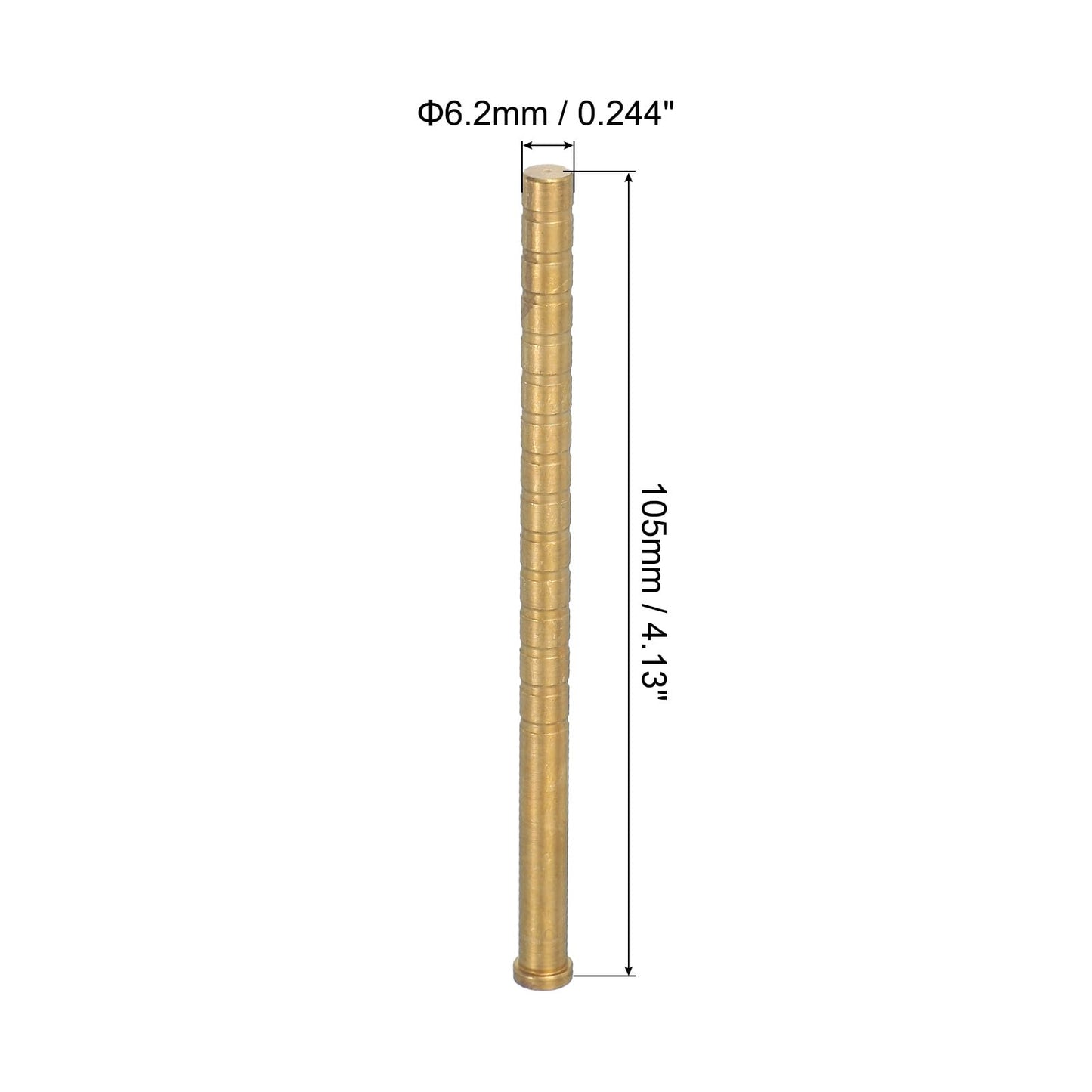 PATIKIL 350 Grain Archery Arrow Brass Insert, 9 Packs Insert Screw Copper Brass Arrow for .244/6.2mm Carbon Arrows