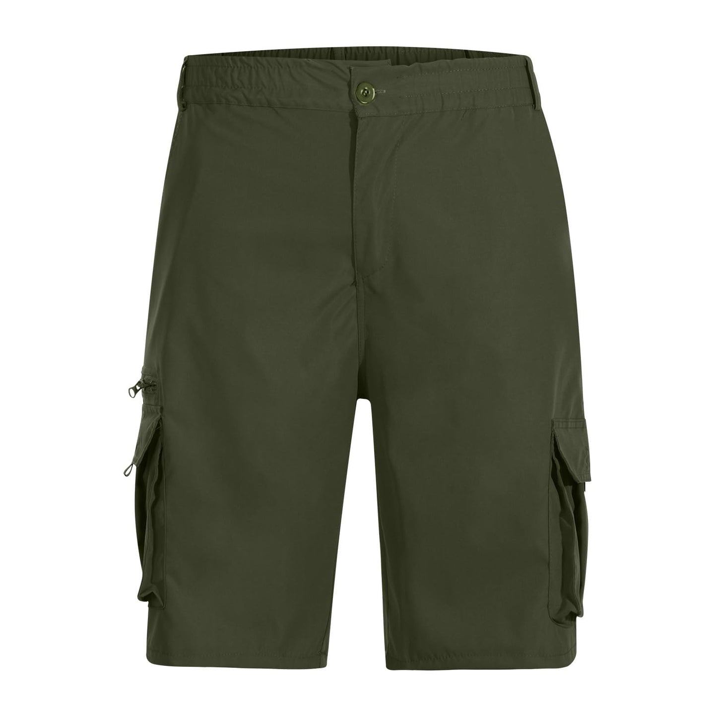 Today Only Clearance Cargo Shorts for Men 2024 Elastic Waist Bermuda Shorts Lightweight Casual Outdoor Hiking Shorts with Multi Pockets Men's Shorts 11 Inch Inseam