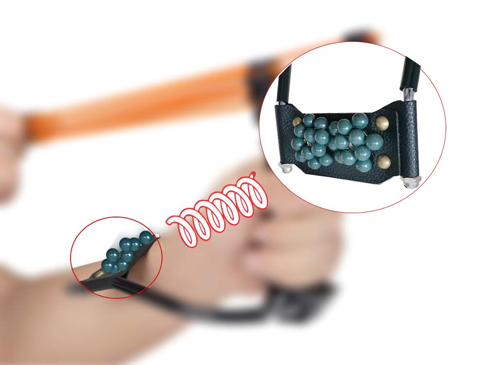 DEFTIMIRC Professional Slingshot, Outdoor Slingshots for Hunting, Slingshots for Adults, Super Power Catapult Slingshot with 1 Target, 50 Pcs Slingshot Ammo and 3 Slingshot Bands Replacement