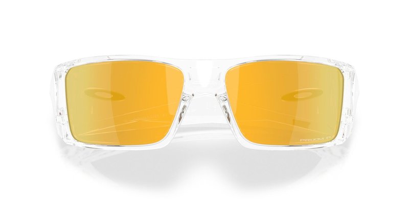Oakley OO9231 Heliostat Sunglasses, Clear/Prizm 24K Polarized, 61 mm
