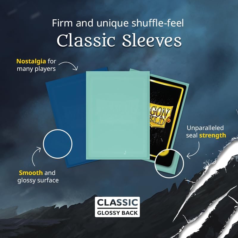 Dragon Shield Sleeves - Classic Blue Card Protectors | 100 Count