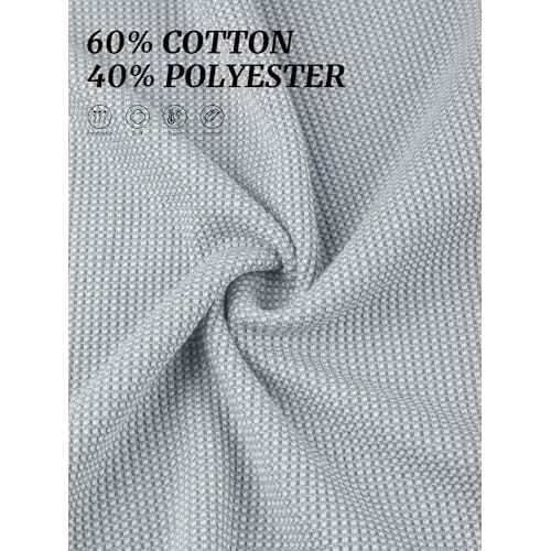 VZV Kids Thermal Underwear Set, Boys Waffle Thermal Underwear Set Long Sleeve Top and Bottom for Skiing, Cold Weather