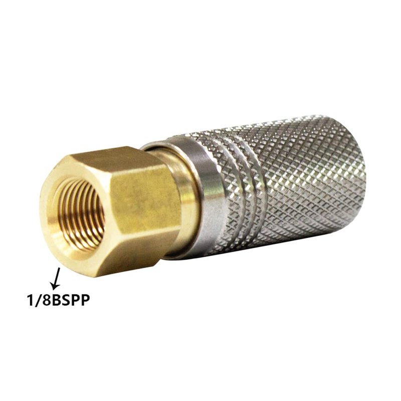 HMKUGO Paintball PCP 1/8" BSPP Female Thread Coupler HPA CO2 Air Tank Refill Connector Quick Disconnect Quick Release Adapter Fitting