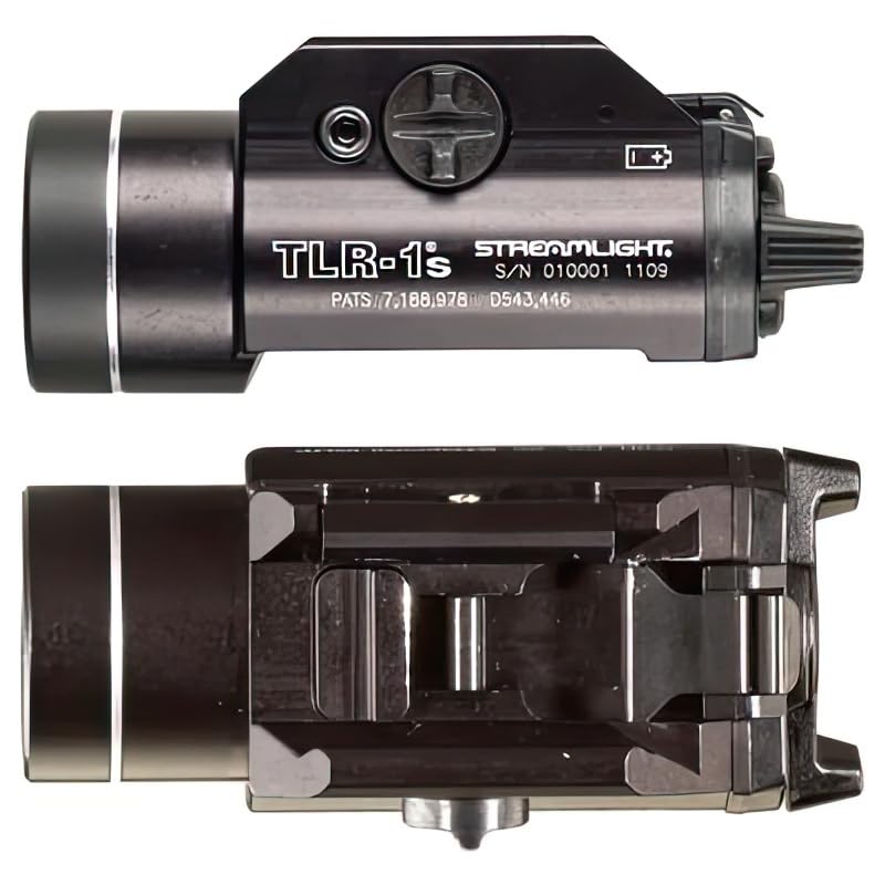 Streamlight 69210 TLR-1s 300-Lumen LED Rail Mounted Flashlight with Strobe Function and Rail Locating Keys, Black