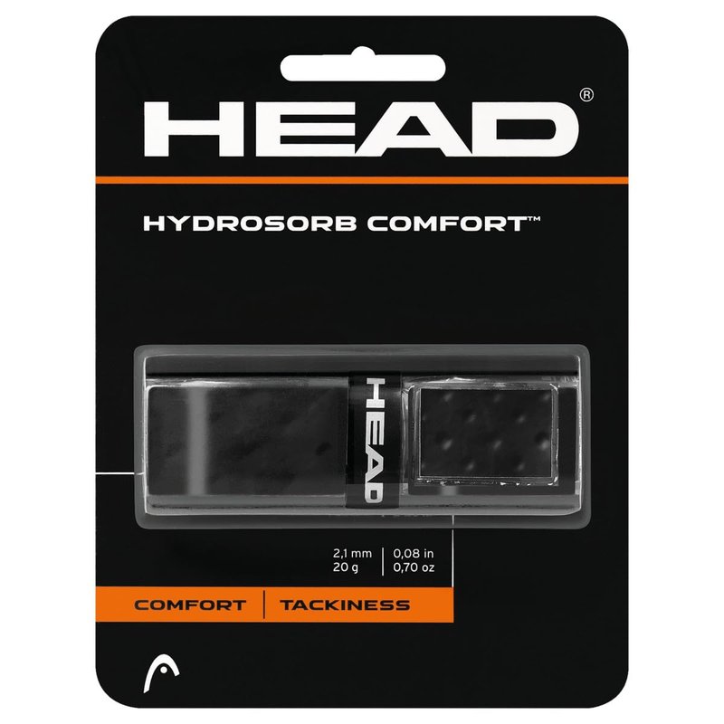 HEAD Hydrosorb Comfort Tennis Racquet Replacement Grip Tape – Extra Cushioning, Shock Absorption, Dampening, White