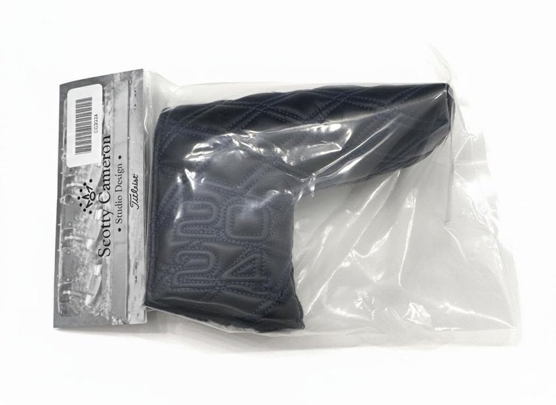 New SCOTTY CAMERON 2024 Club Cameron Blade Leather Headcover - 100% Authentic (Cover ONLY), BLACK/BLUE