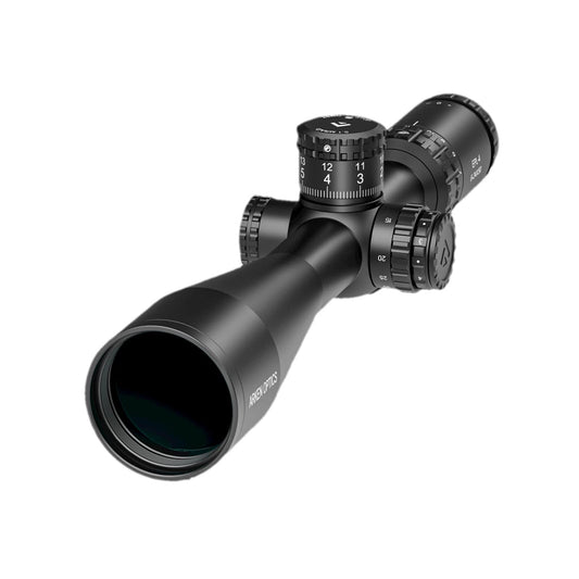 Arken Optics EPL4 6-24x50 FFP MIL VPR Illuminated Reticle with Zero Stop 30mm Tube Lightweight Rifle Scopes for Hunting