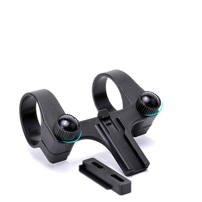 balacoo Bike Headlight Bracket for Mountain and Road Bikes with Anti-Skid Pads Universal Center Holder Lamp Bracket for Front Bicycle Light Mounting