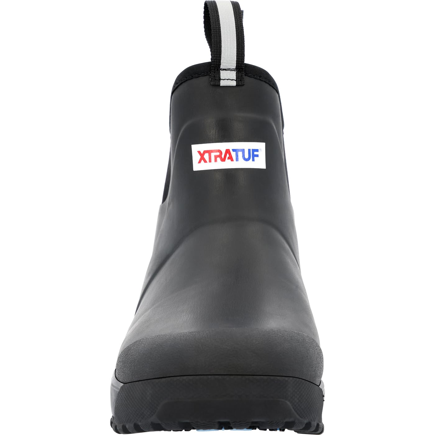 XTRATUF 6" Men's Ice Fleece Lined Ankle Deck Boot - Size 11, Black - 100% Waterproof Rubber Footwear for Snow & Rain - Faux Shearling Lining - Slip-Resistant Outsole