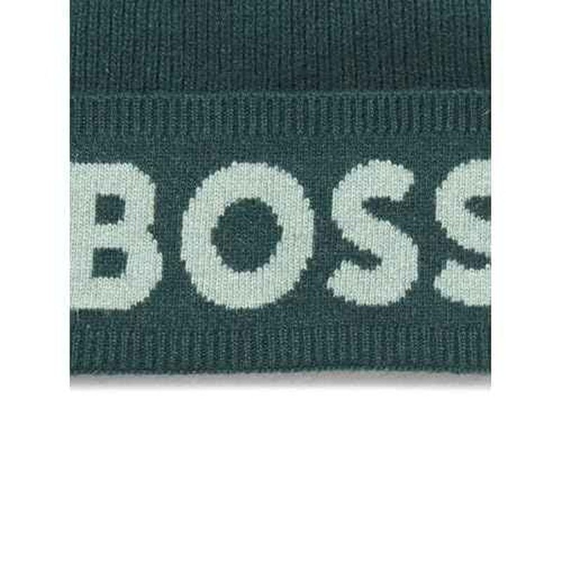 BOSS Mens Big Logo Knit Hat