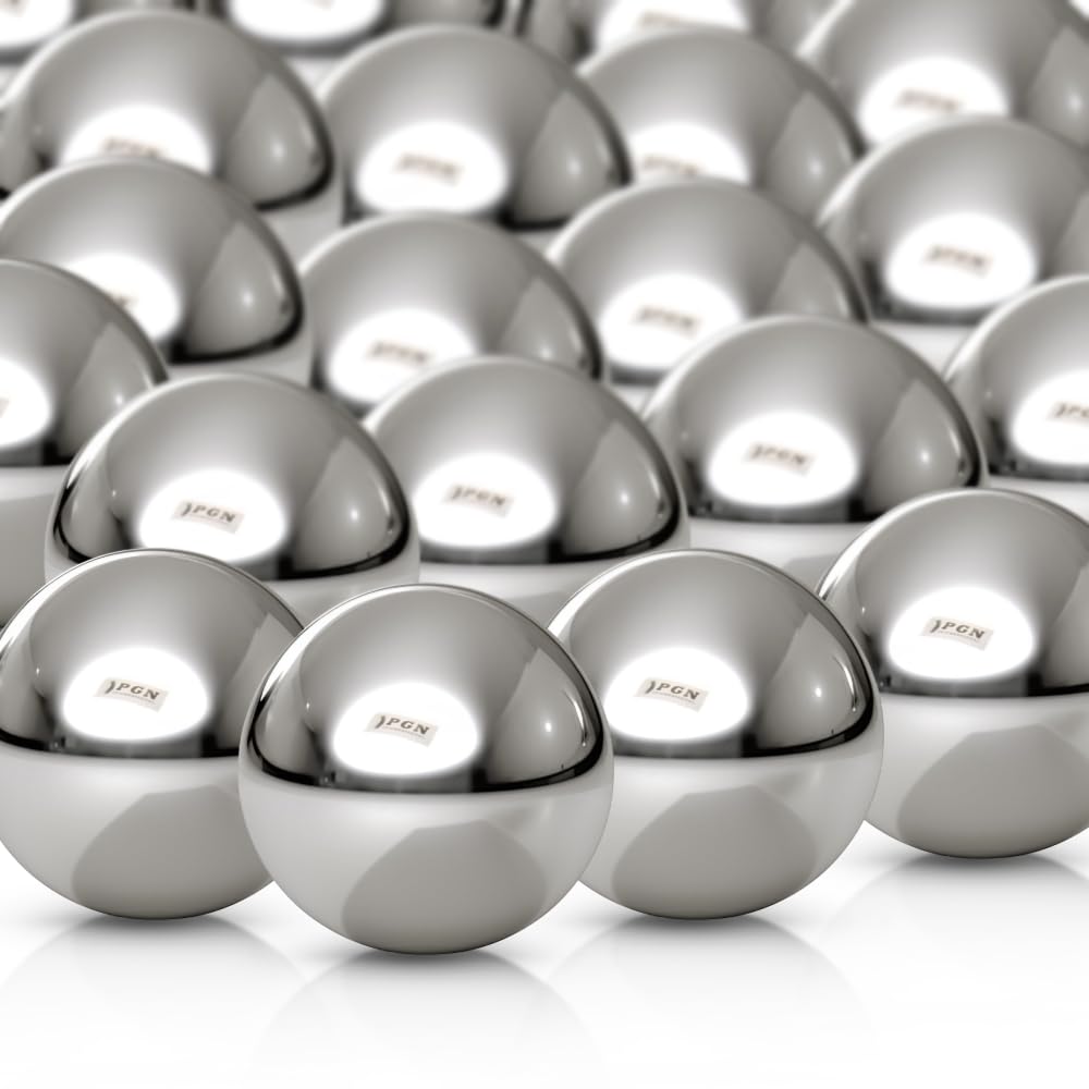 PGN 1/4" Chrome Steel Bearing Ball G25 (500 Pcs)