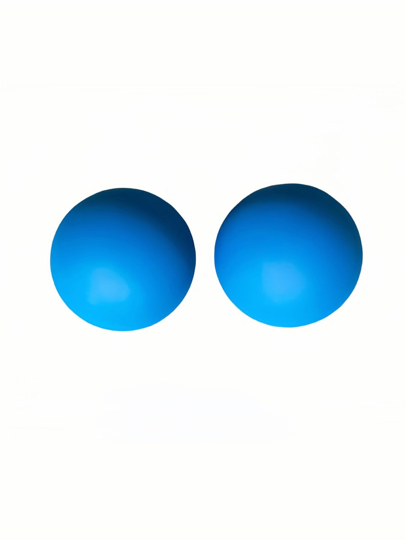 VisnzvLux 3 Pack Blue Squash Balls 2.2 Inch Diameter High Bounce Reflex Ball Reaction Ball for Beginners Racquetball Training