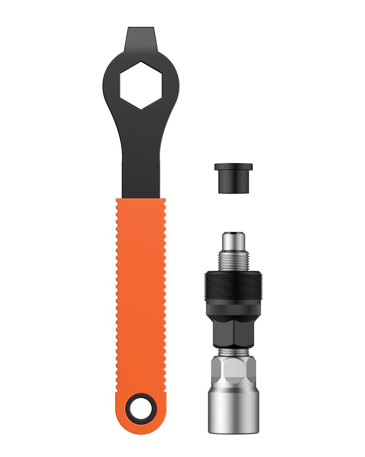 Pawfly Bicycle Crank Puller, Bike Crank Removal Tool with Wrench & Top Cap, Bottom Bracket Tool, Crank Puller Bike Tool, Bike Repair Kit for Square Taper Shimano & ISIS Splined Crank Arm