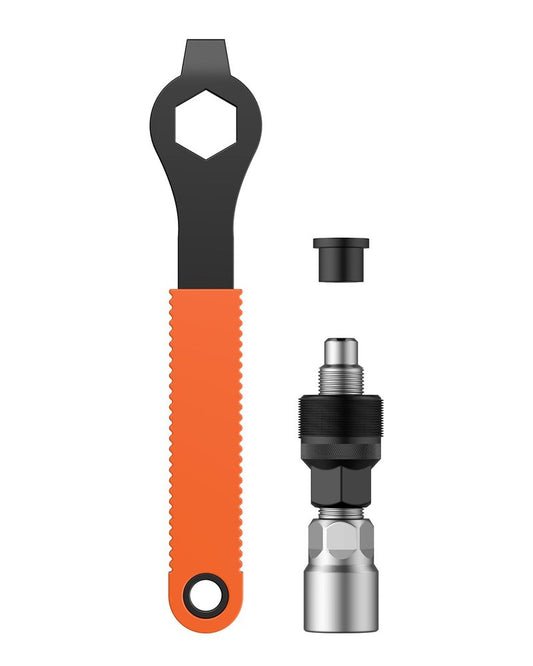 Pawfly Bicycle Crank Puller, Bike Crank Removal Tool with Wrench & Top Cap, Bottom Bracket Tool, Crank Puller Bike Tool, Bike Repair Kit for Square Taper Shimano & ISIS Splined Crank Arm