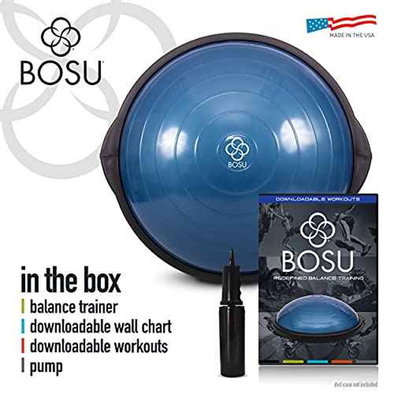 BOSU Sport Balance Trainer, Travel Size Allows for Easy Transportation and Storage, 50cm,