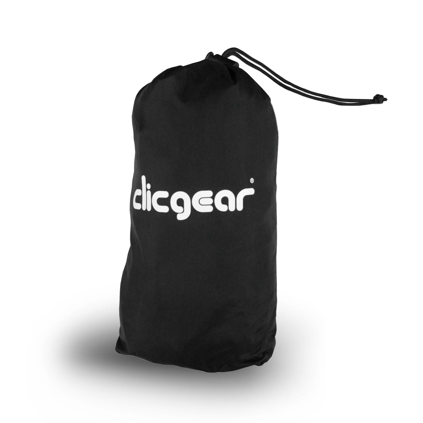Clicgear Golf Bag Rain Cover – Waterproof Nylon Club & Gear Protection – Universal Fit for Push Carts – Easy Access Zippers, Clip-On Straps & Storage Bag Included (Black)