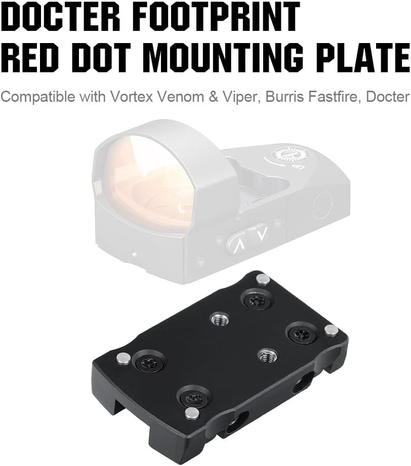 Universal Rib Mount - Compact Steel Optic Mount for Vortex, Viper, Burris Fastfire & Docter | Durable & Lightweight
